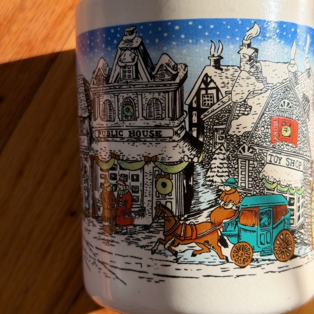 Winter Village Ceramic Mug